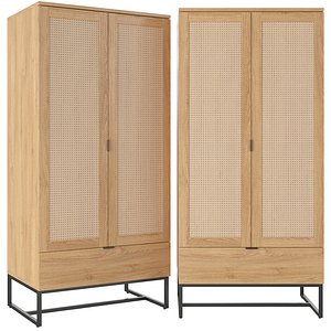 3D Scandinavian style wardrobe