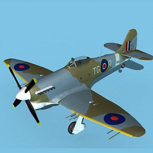 3D Hawker Hawker Tempest MK1 V02