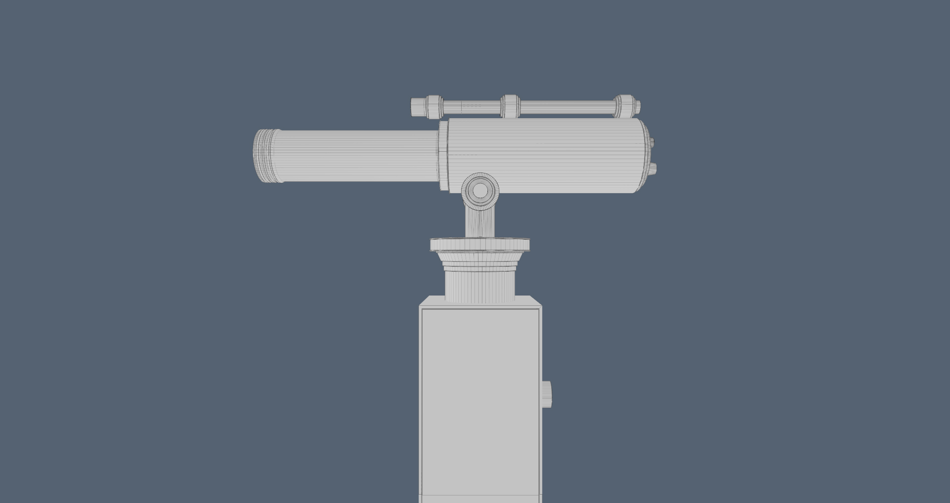 3d Telescope Scope Model