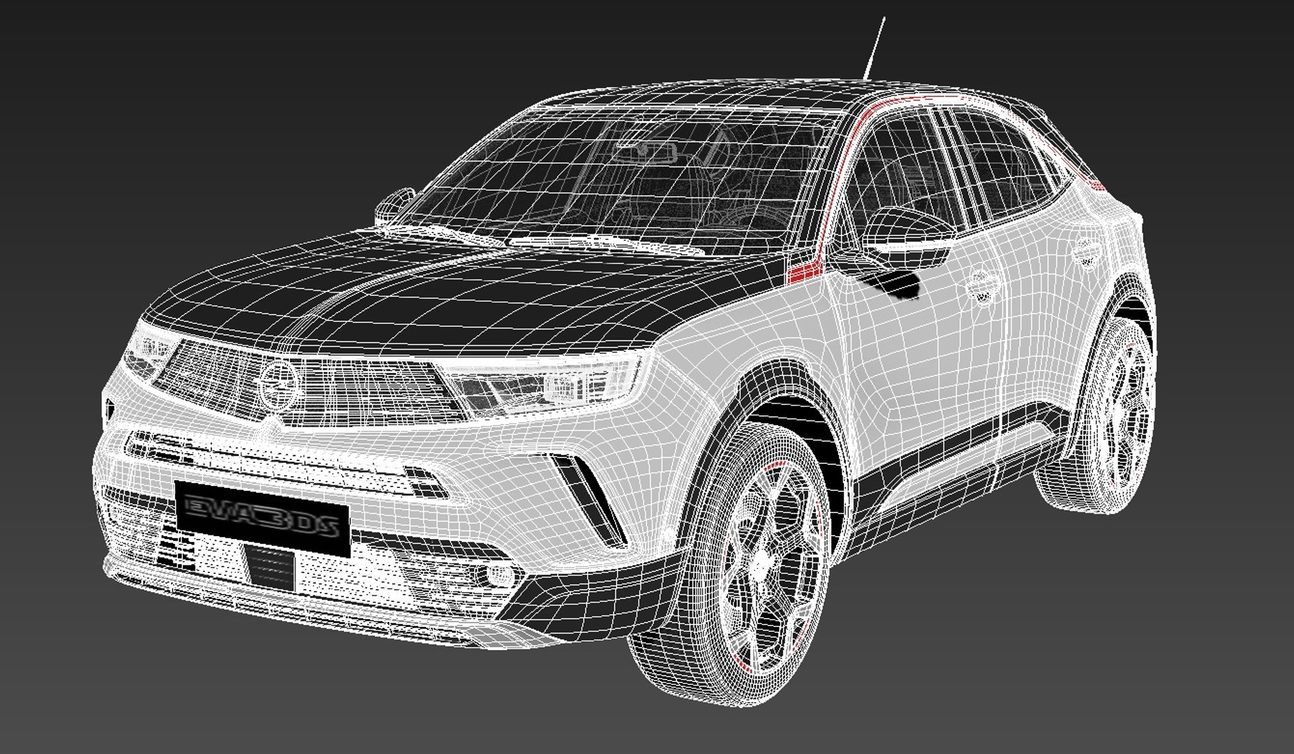 Opel Mokka-E 2022 3D Model by AlphaGroup