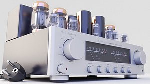 amplifier tube 3D model