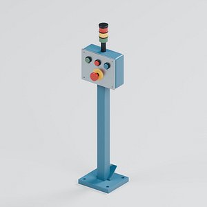 Pedestal Industrial Control Station