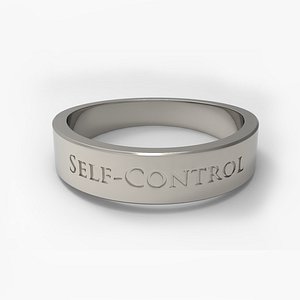 3D Self-Control Female Ring Platinum