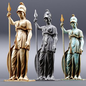 3D Minerva Sculpture model