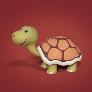 Cartoon Turtle 3D model