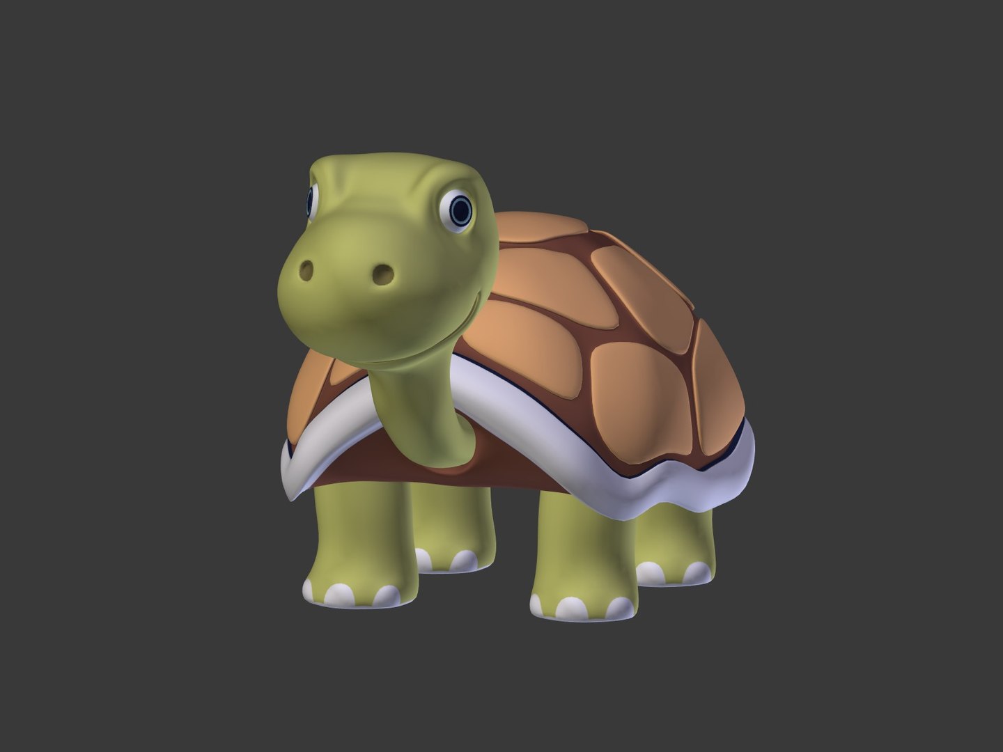 Cartoon Turtle 3D Model - TurboSquid 1960664