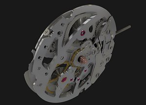 swiss s10 movements 3D model