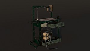 Old Operating Sterilization Asylum low-poly