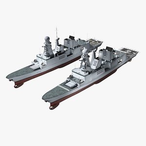 Horizon class destroyer 3D