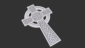 3D model celtic cross