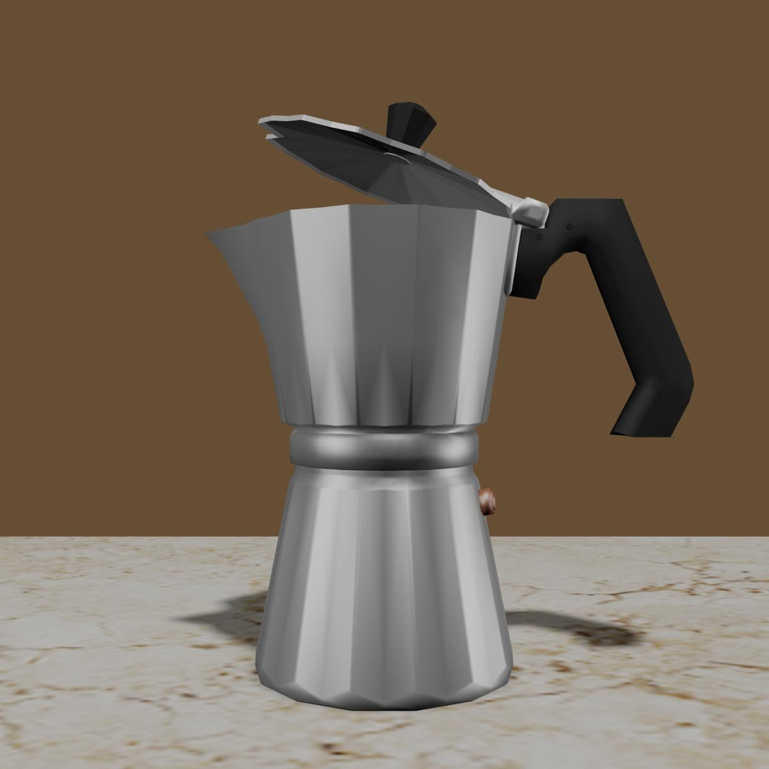 Italian Coffee Kettle 3d Max