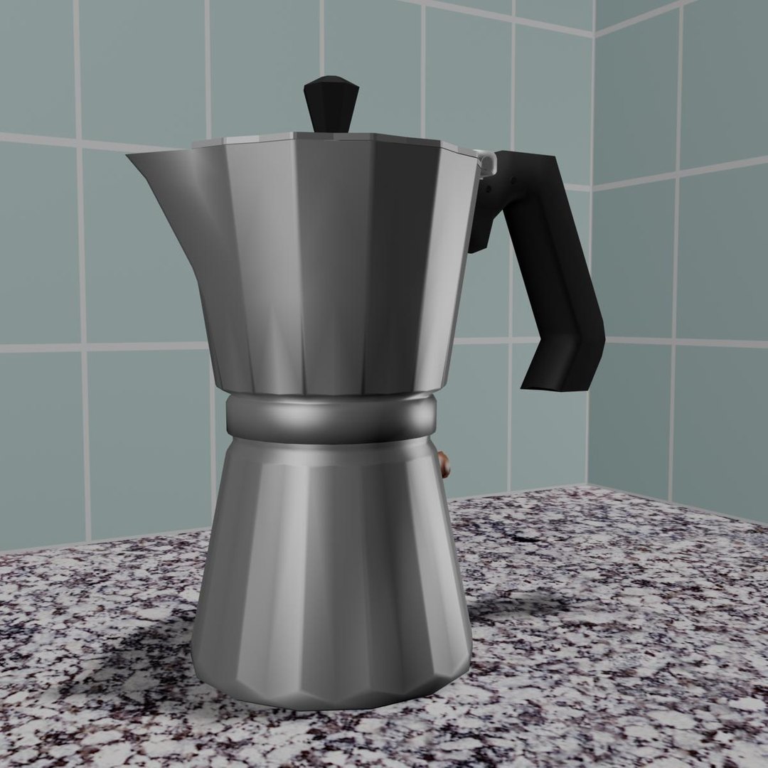 Italian Coffee Kettle 3d Max
