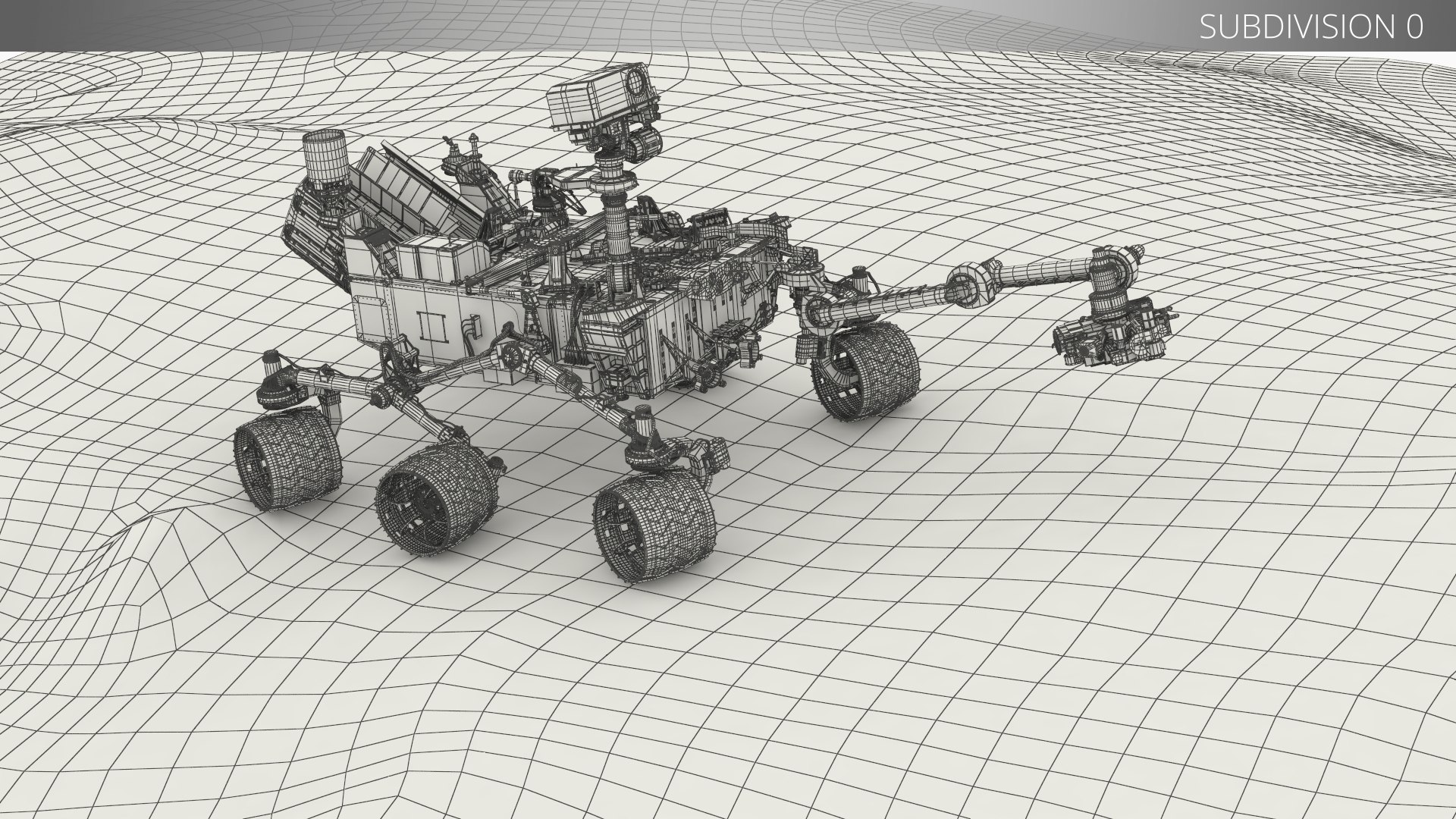 Scientific Rover On Martian Volcanic Slope Model - TurboSquid 2448355