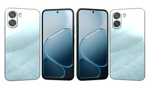 3D Oppo A6x 4G Ice Blue model