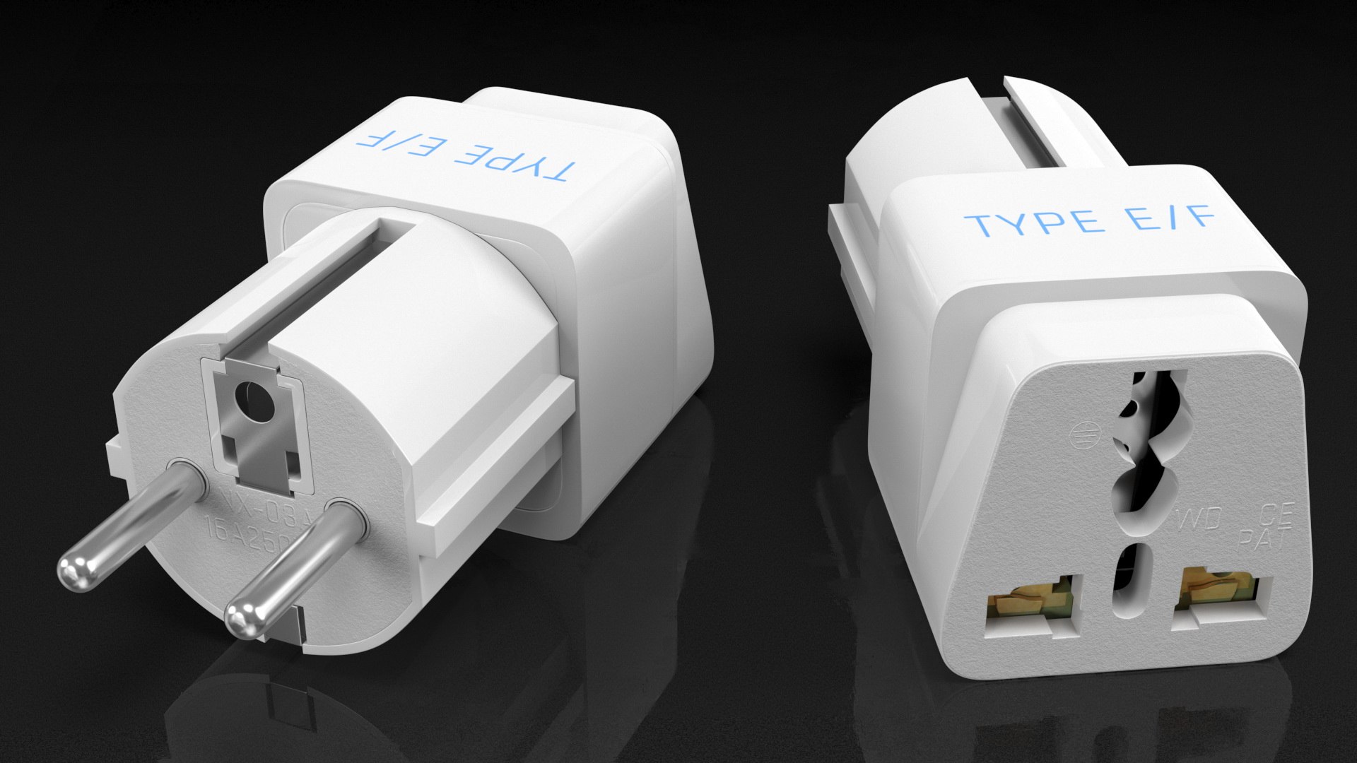 Electrical Plug Adapters Collection 6 3D model https://p.turbosquid.com/ts-thumb/B9/WFzGMH/aX/electricalplugadapterscollection63dmodel032/jpg/1690780730/1920x1080/fit_q87/b68fa4f741c612b7919716ae9e6b429514ba275c/electricalplugadapterscollection63dmodel032.jpg
