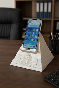 Egyptian Pyramid Phone Stand 3D print model 3D