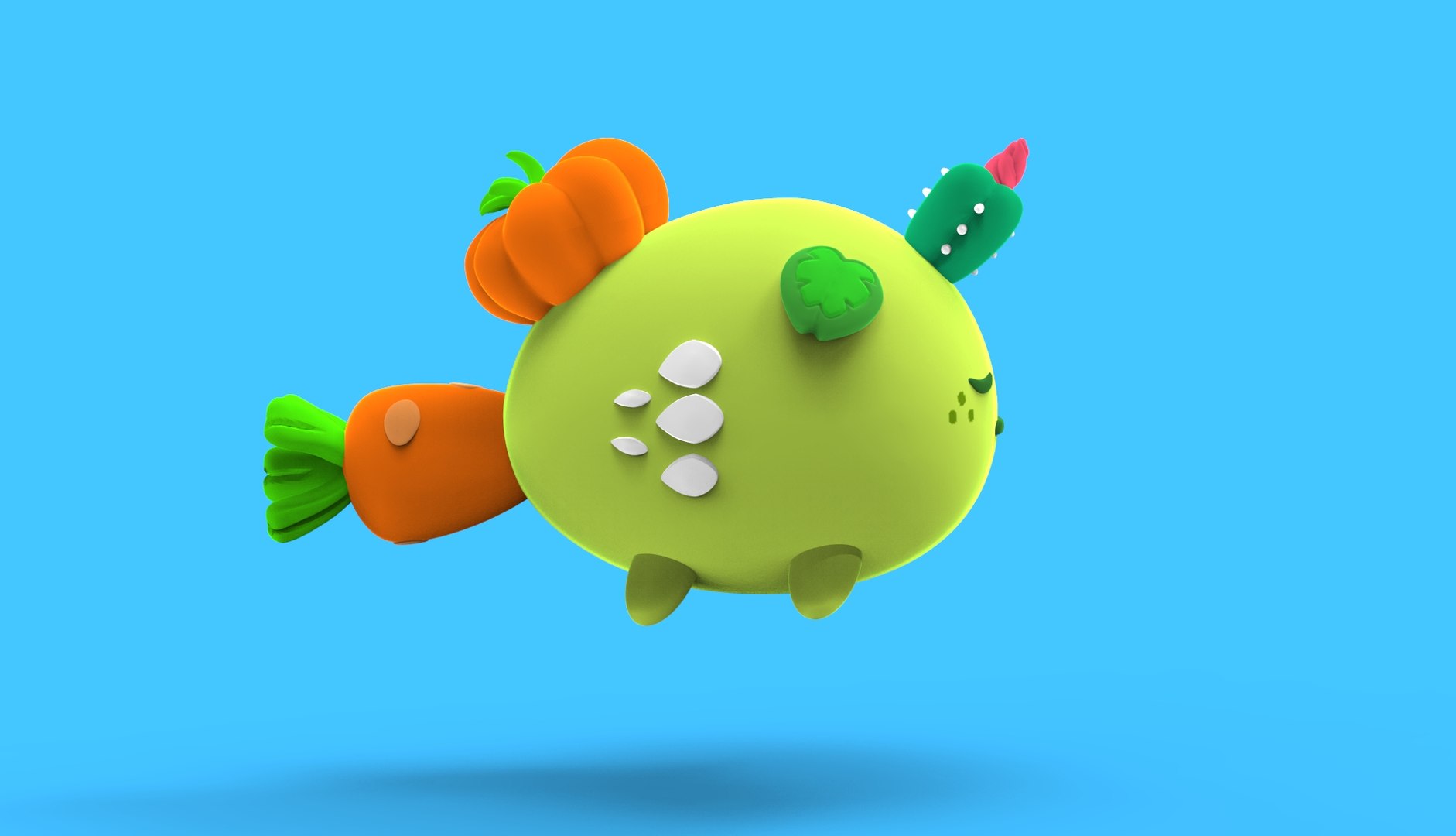 3D Model AxiePlant3D - TurboSquid 1794425