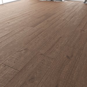 3D wood floor oak black