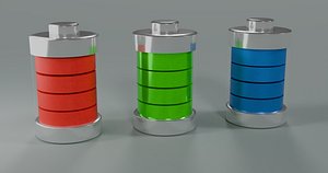 Battery Icon 3D model