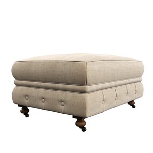 3d restoration kensington upholstered ottoman