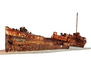 shipwreck scan 16k 3D
