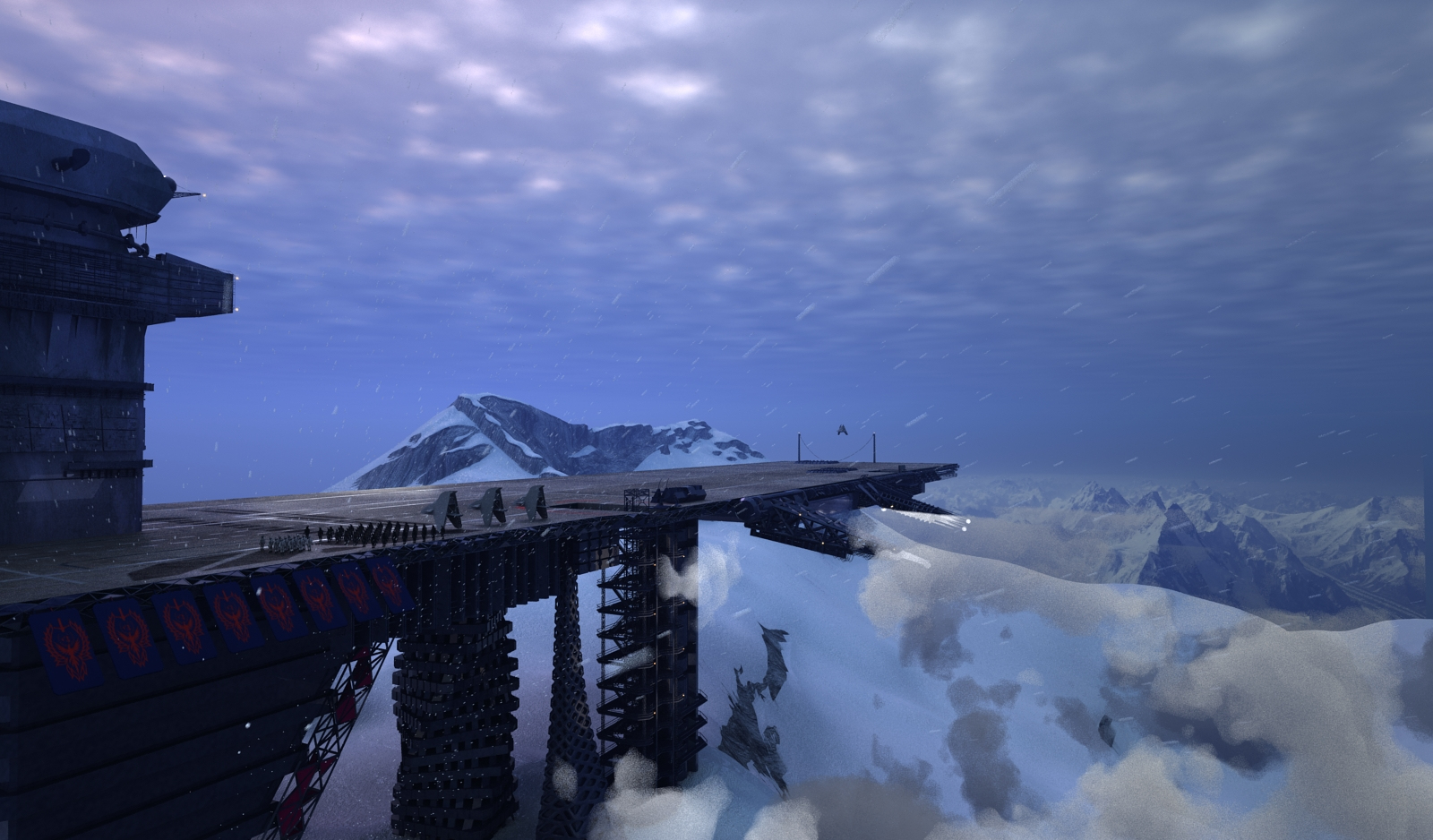 Antarctic base 3D model TurboSquid 1235014