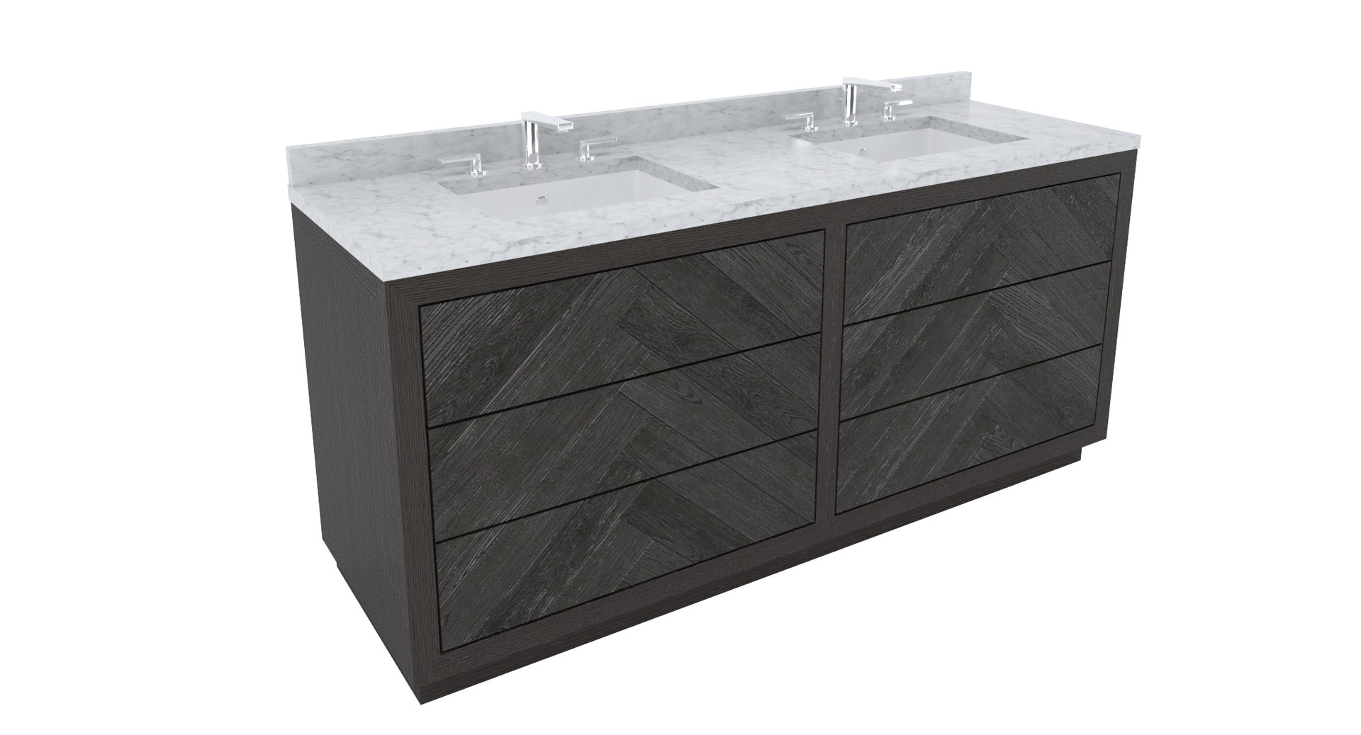 Restoration Hardware Herringbone Vanity 3d Max