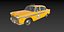 New York Retro Taxi Cab 3D model