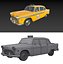 New York Retro Taxi Cab 3D model