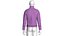 Men High Neck Chest Panel Full-Zip Jacket