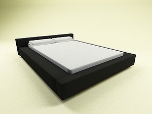 3d model design bed