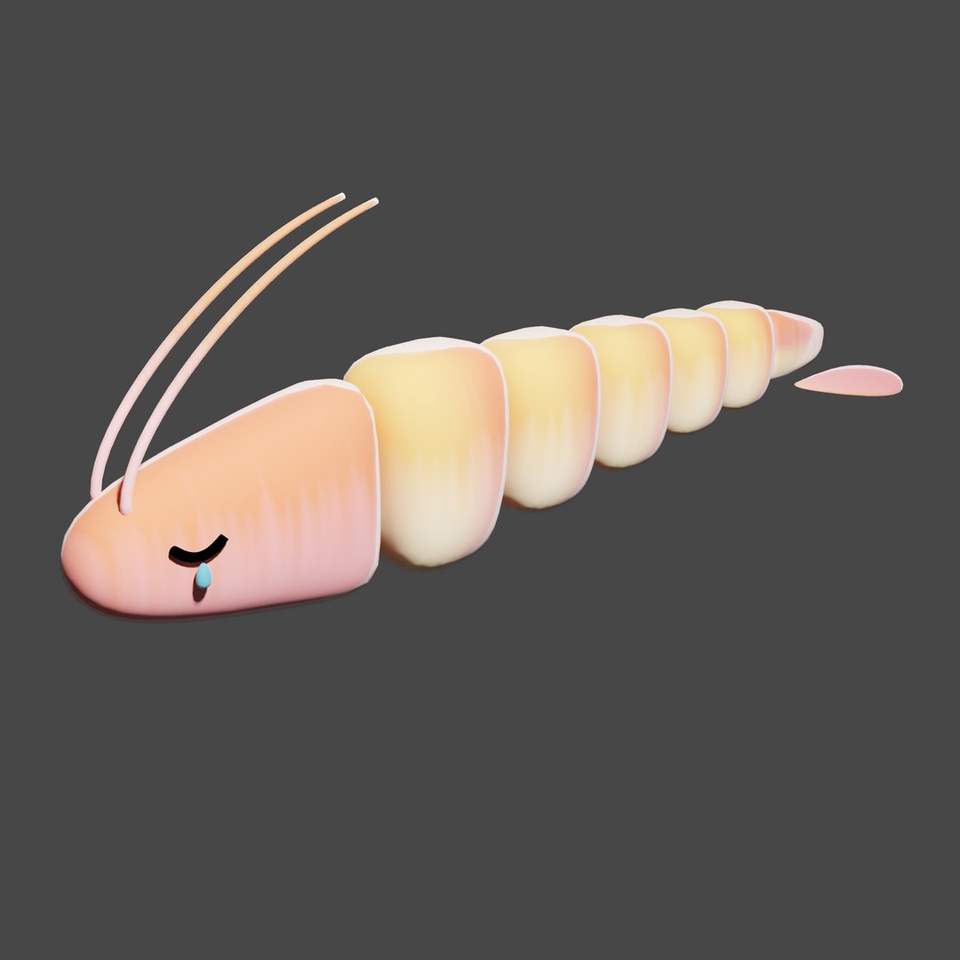 3D Shrimp Model - TurboSquid 2033747