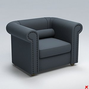 3d 3ds armchair chair