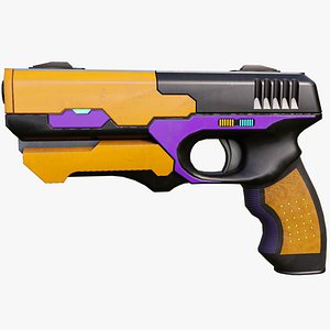 Sci-Fi Pistol 01 All PBR Unity UE Textures1