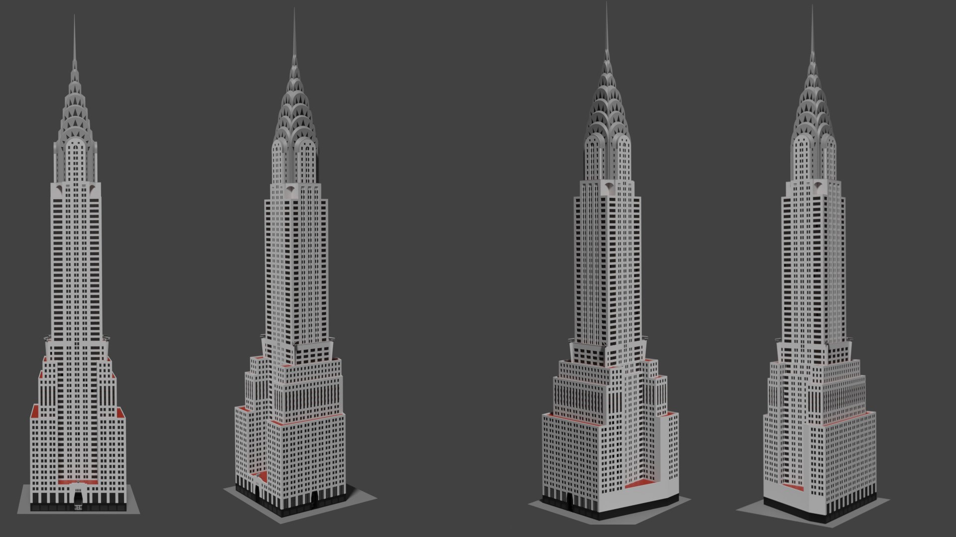 3D NewYork SkyScrapers Model - TurboSquid 2047269