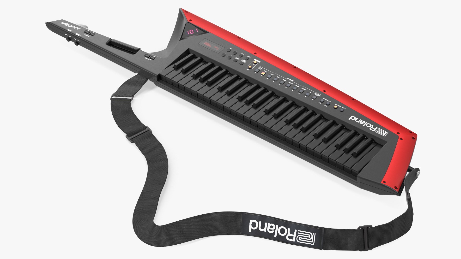 Roland AX Edge Keytar Black 3D model preview