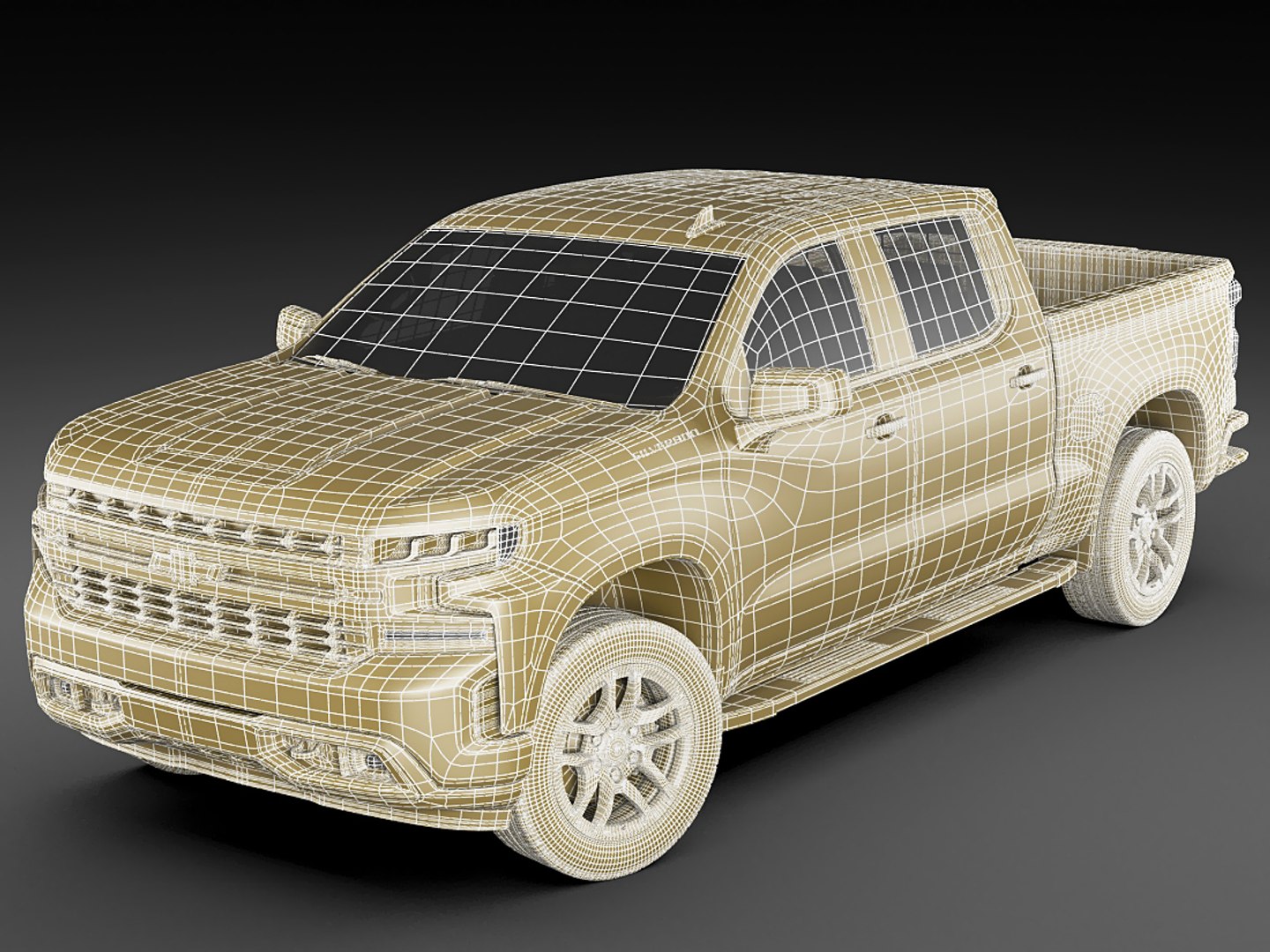 Chevrolet silverado lt model - TurboSquid 1263853