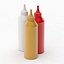 Bouteilles de sauce