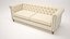 Velvet Lyre Chesterfield Sofa