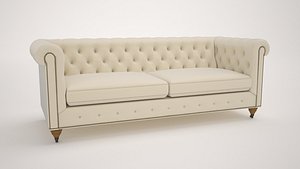 Velvet Lyre Chesterfield Sofa