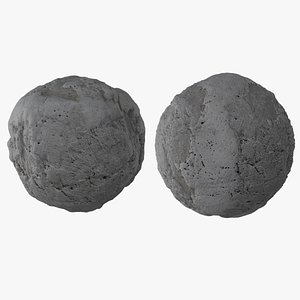 2 Seamless Plaster Concrete Textures 3D model