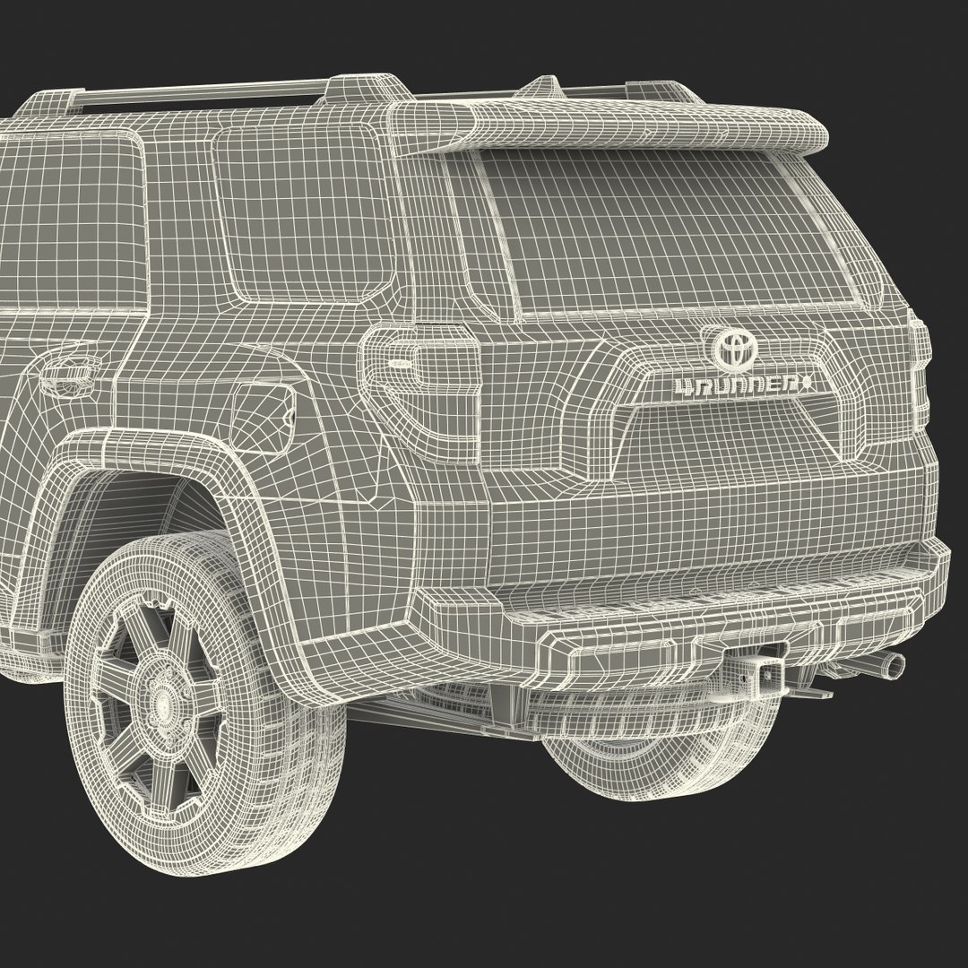 3d Toyota 4runner 2015