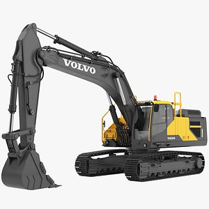 Tracked Excavator VOLVO EC380El 3D model