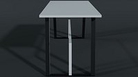 Primary Title Modern Minimalist Office Desk 3D Model