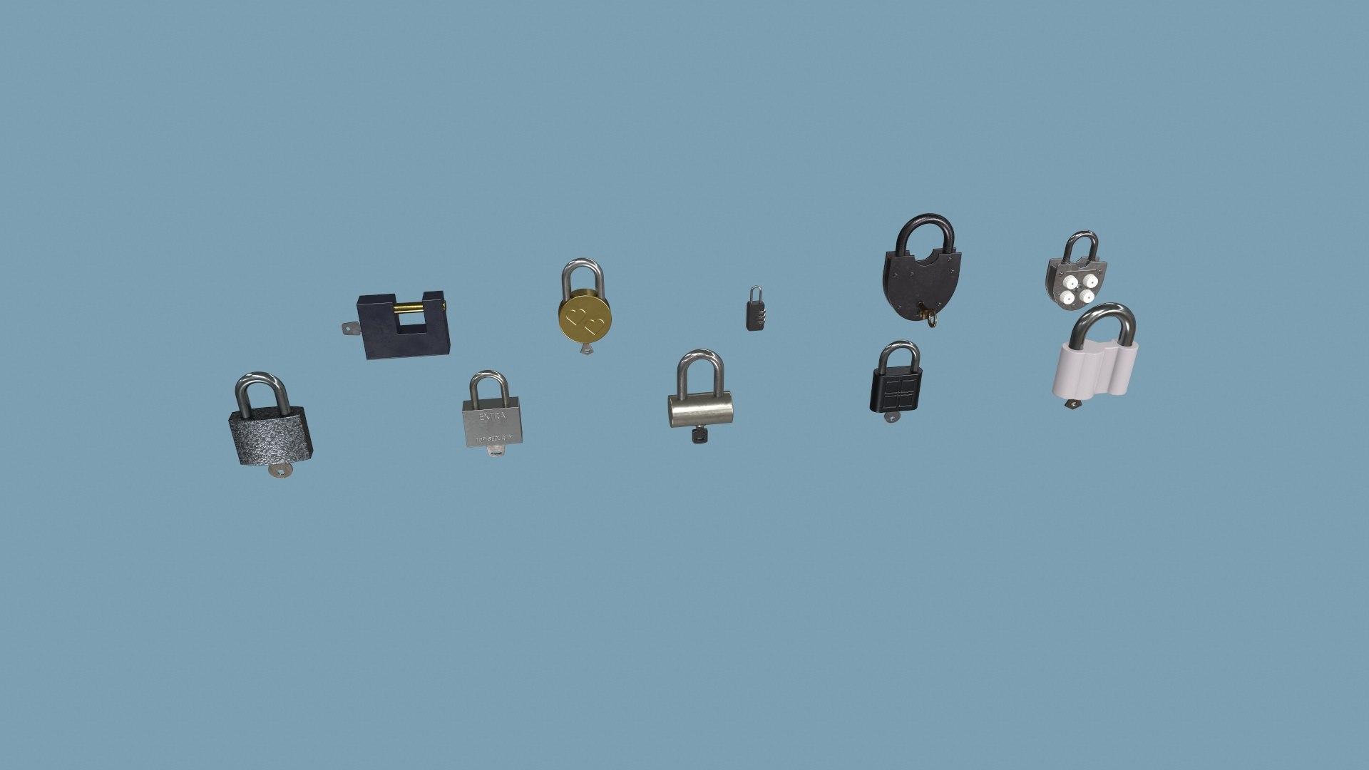 3D Padlocks Pack model https://p.turbosquid.com/ts-thumb/BA/VNE2Lo/DH/screenshot001/jpg/1638982074/1920x1080/fit_q87/4b0421c9ae7ca58717000b1d6125ec9625b77abf/screenshot001.jpg