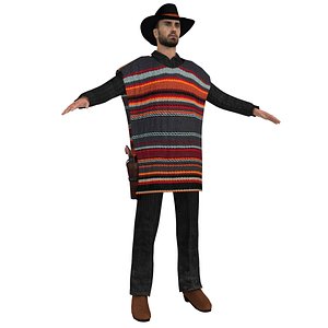 3d model of cowboy hat
