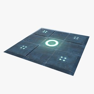 Sci-Fi Floor - Low Poly