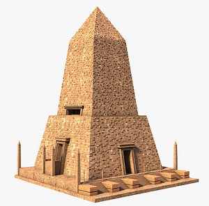 Egypt Solar Temple 3D