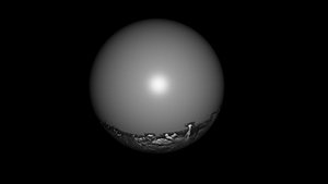 3D Miranda Planet