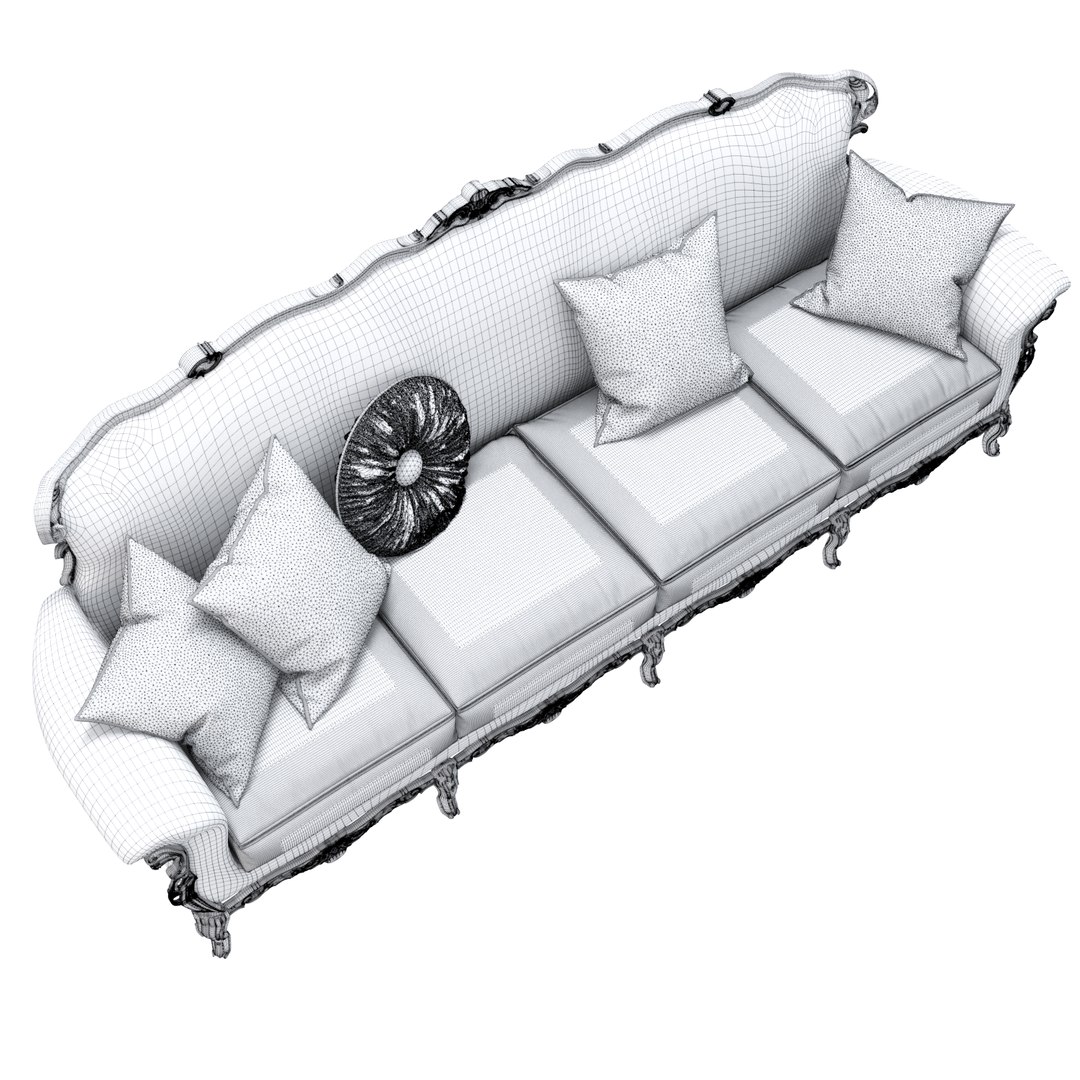 Modenese Gastone Sofa 3D Model - TurboSquid 1161552